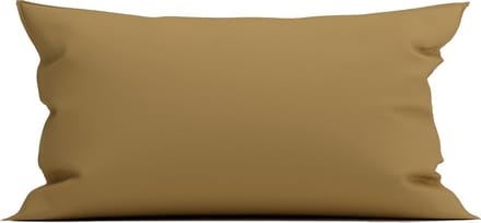 Yellow Kussensloop Percale - Kussenhoes van 40x80 cm - 1 stuk - 100% Katoen-Perkal - Bruin