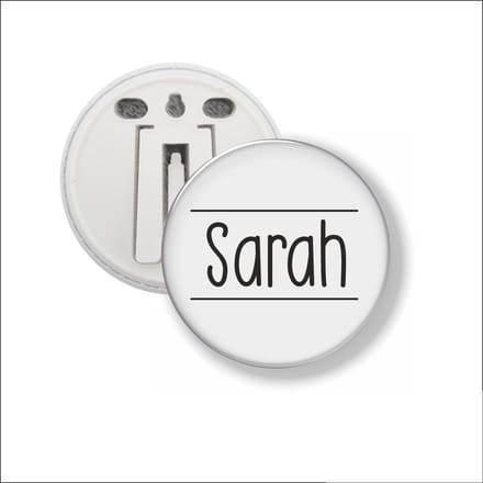 Button Met Clip 58 MM - Sarah