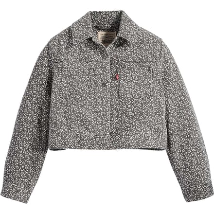 Levi's Dames Wellthread Bloemen Denim Jacket (Lichte Wassing)