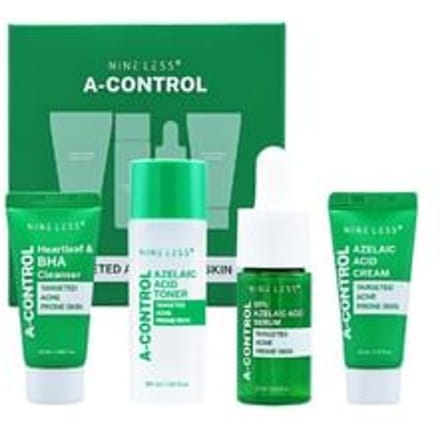 NINE LESS A - Mini Kit de Contrôle, 12ml+ 25ml + 30ml+15ml - coffret de cosmétiques