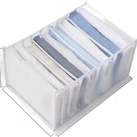 Kleding Organizer - Opbergdoos Lade - Kleding Opbergen - Partitie Ontwerp - Wasbaar - Grijs