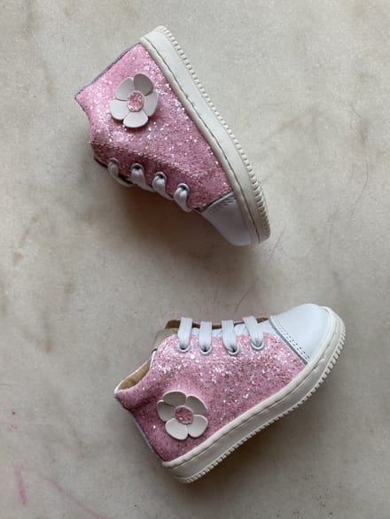 Lunella eerste stap sneaker glitter maat 21
