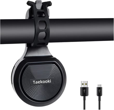 Solidchoice - Elektronische Fietsbel 80-120 dB USB Oplaadbaar