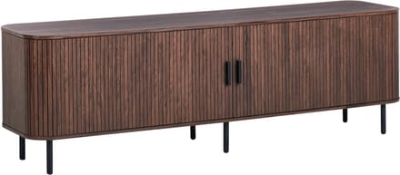 BRADLEY - TV-meubel - Donkerbruin - MDF