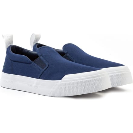 Lyle & Scott Duncan donkerblauwe canvas schoenen