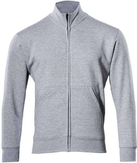 Mascot Crossover Sweatshirt met rits 51591-970 - grijs-gemêleerd - L