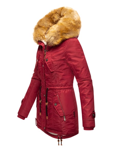 Navahoo Dames Winterjas B399 – Warm, Waterafstotend & Met Afneembare Bontkraag