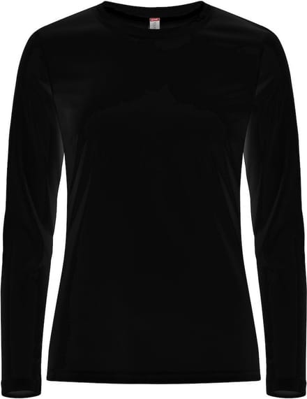 Clique Basic Active-T L/S Women 029041 - Zwart - 40/L