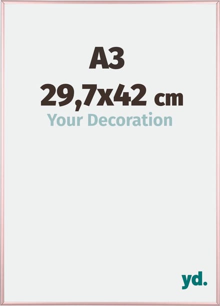Your Decoration - Fotolijst A3 29,7x42 cm - Aluminium - Koper - Kent