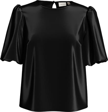 VILA - VIELLETTE 2/4 SATIN PUFF TOP - NOOS Dames T-shirt