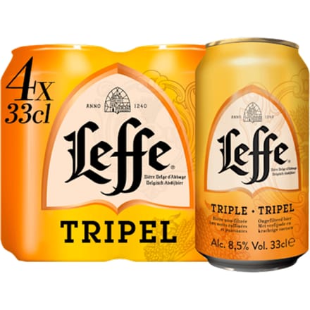 Leffe Tripel Bier - 4 x 330 ml