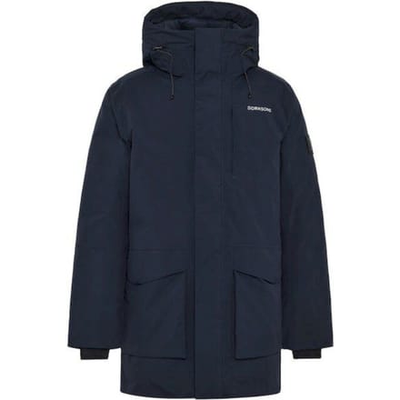 Didriksons AKILLES USX PARKA 2 Heren Outdoorjas - Dark Night Blue