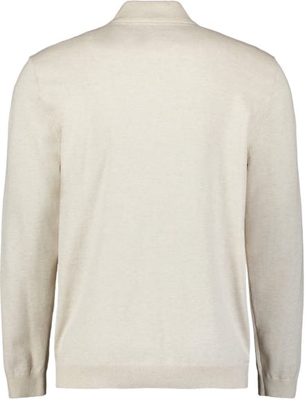 No Excess Pullover stand up collar half zip m kit melange