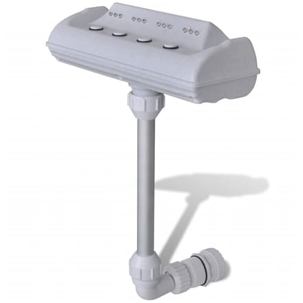 vidaXL - Zwembad - waterval - fontein - met - LED
