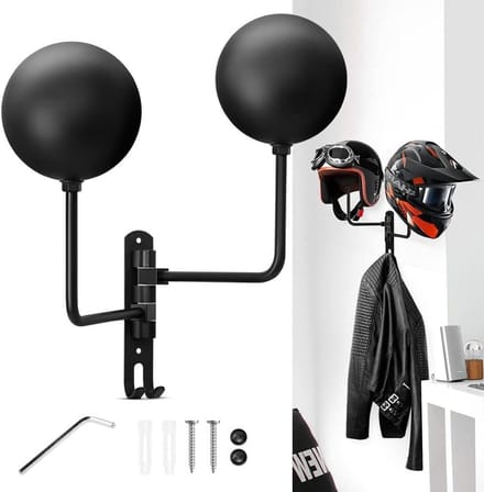 Wandhouder voor Motorhelm en Hoed - Stevige Metalen Ophanging