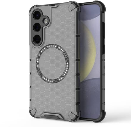 Solidenz HexArmor MagShield geschikt voor Samsung Galaxy S24 Plus hoesje - Geschikt voor MagSafe - Zwart