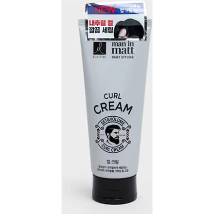Elastine Man Set Mat & Crème Volume Curl 150 ml white