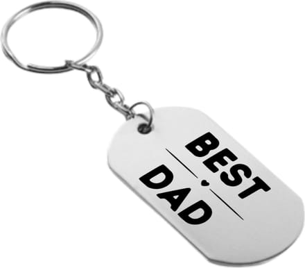 Akyol - beste vader sleutelhanger - Vader - familie mensen met een vader - cadeau - 54 x 29mm