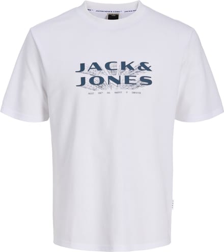 JACK&JONES - JCOFUSION JJ BRANDING TEE SS CN JNR - Jongens - T-shirts