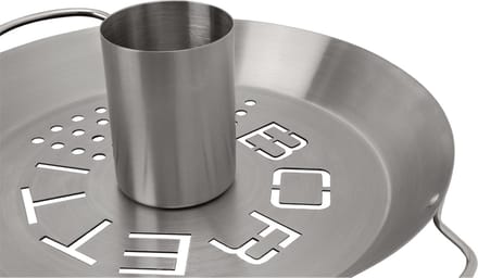 Boretti - BBQ gevogeltestomer - barbecue stomer - rvs - grillpan