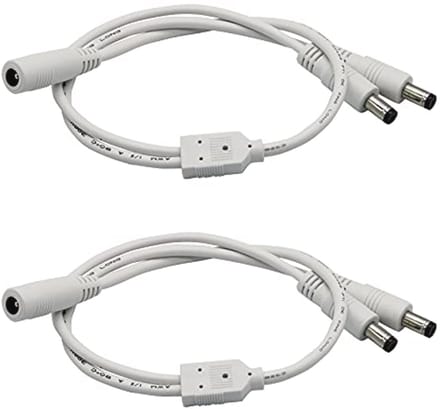 DC Splitter Kabel - Verlengkabel - Stroom Verdelen - 1 naar 2 - 40 cm - Wit