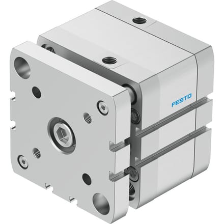 Festo Compacte Cilinder 80mm Boring 15mm Slag ISO 21287 Dubbelwerkend - 574059 - P2DRV