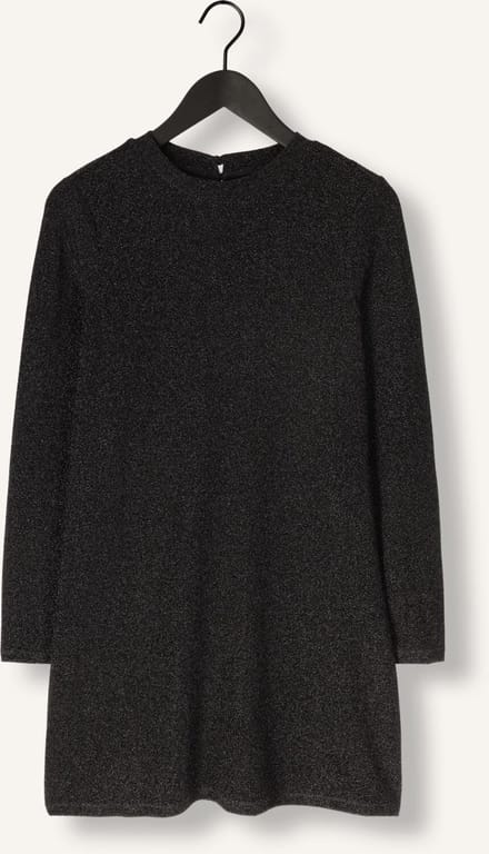 Object Objfilipa L/s Re Short Dress Dames - Jurk - Zwart - Maat M