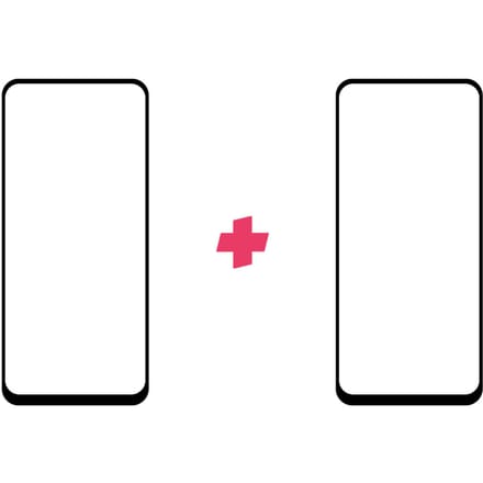 DuoPack: OPPO A73 screenprotector gehard glas Edge to Edge