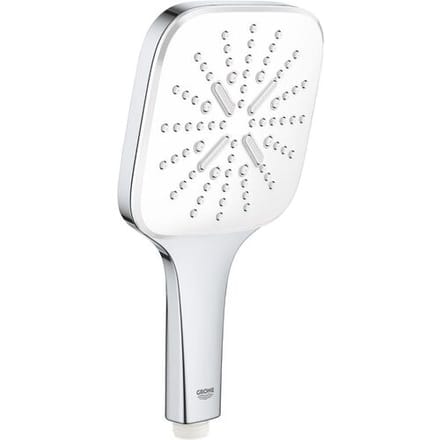 GROHE Rainshower SmartActive Cube 130 Handdouche - 3 straalsoorten - chroom/moon white - 26582LS0