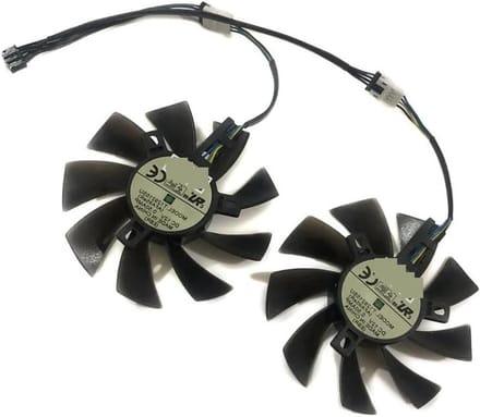 Ventilator Grafische Kaart - Koeler GPU - Component Vervangen - Hoge Kwaliteit Materiaal - 85 mm Diameter - Zwart