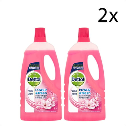 Dettol - Allesreiniger - Power & Fresh - Kersenbloesem - 1L x2