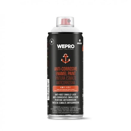 Spuitbus Anti-Roest Ral 9010 Wit MTN WEPRO 400ML