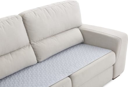 Geo Banktopper - 55cm breed - Licht grijs - Antislip