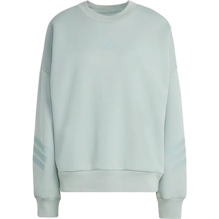 Adidas Future Icons 3 Stripes Sweatshirt Grijs S Vrouw