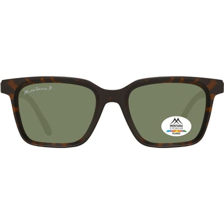 Sonnenbrille Montana mit rauchpolarisiertem Glas, matt, Schildkröte