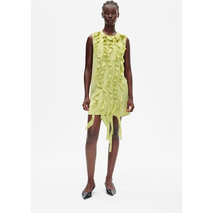 Baum und Pferdgarten Asda Dress Dark Citron Maat: 40 | Mini Jurken Outlet | Dames | Groen