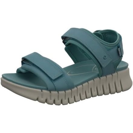 Ecco Gruuv Sandalen blauw Leer - Maat 38