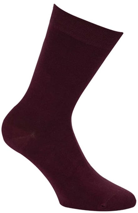 Boru Bamboo - 6-Pack - Nette Sokken - Bamboe - Naadloos - Heren / Dames - bordeaux - 39-42 - 2301