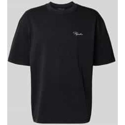 Oversized T-shirt met Labelstitching