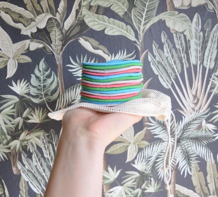16 bamboe make up pads remover herbruikbare incl. waszak - Ecologische wattenschijfjes - wasbaar
