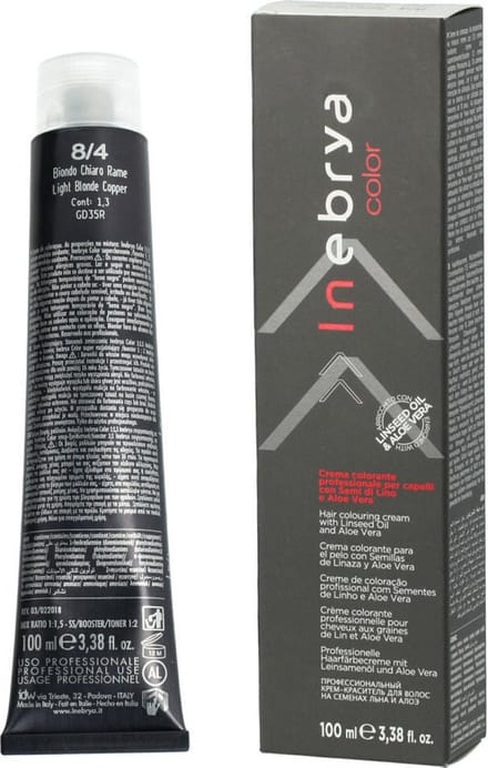 Permanente Kleur Inebrya Nº 8/4 Light Blonde Copper 100 ml