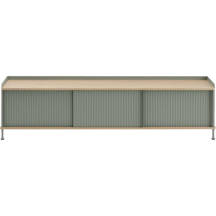 Muuto Enfold Sideboard - eiken/groen - 186 x 45 cm