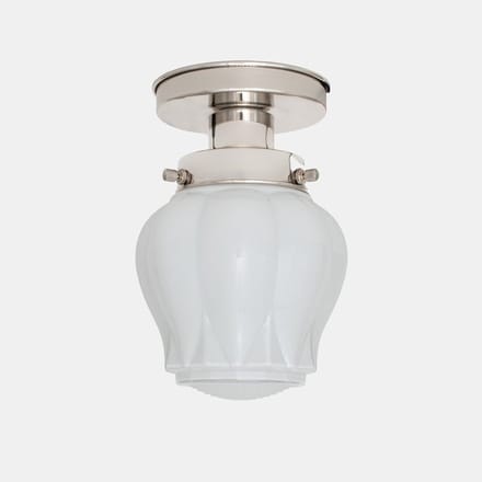 Plafonnière Eden 20's Nikkel - Art Deco Trade
