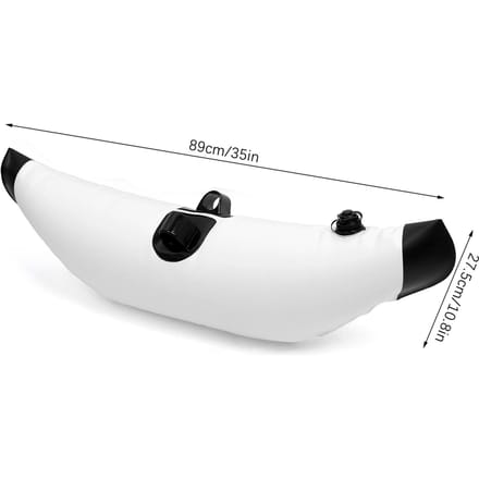 2 pièces Kayak PVC gonflable stabilisateur flotteur Kayak bateau pêche debout flotteur stabilisateur blanc