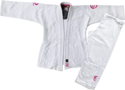 Nihon Meiyo 2.0 Lady Gi judopak dames | Wit / Roze (Maat: 150)