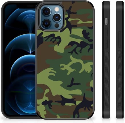 iPhone 12 Pro | 12 (6.1) Bumper Case Army Dark