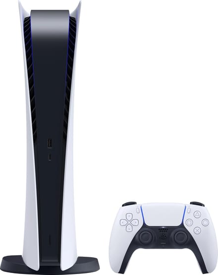 Sony PlayStation 5 Digital Edition 825 GB Wifi Zwart, Wit