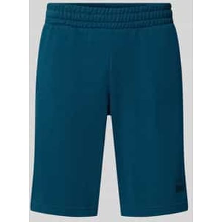 short met logo en elastische band