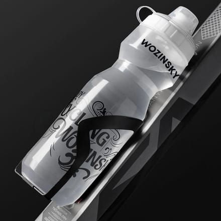 Hurtel HBR-01 750ml bicycle bottle - transparent