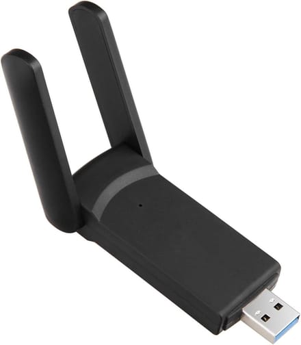 Wifi USB Adapter - Internetstick Laptop - Snelle Internetverbinding - Dual Band Antennes - 1300 Mbps - Standaard